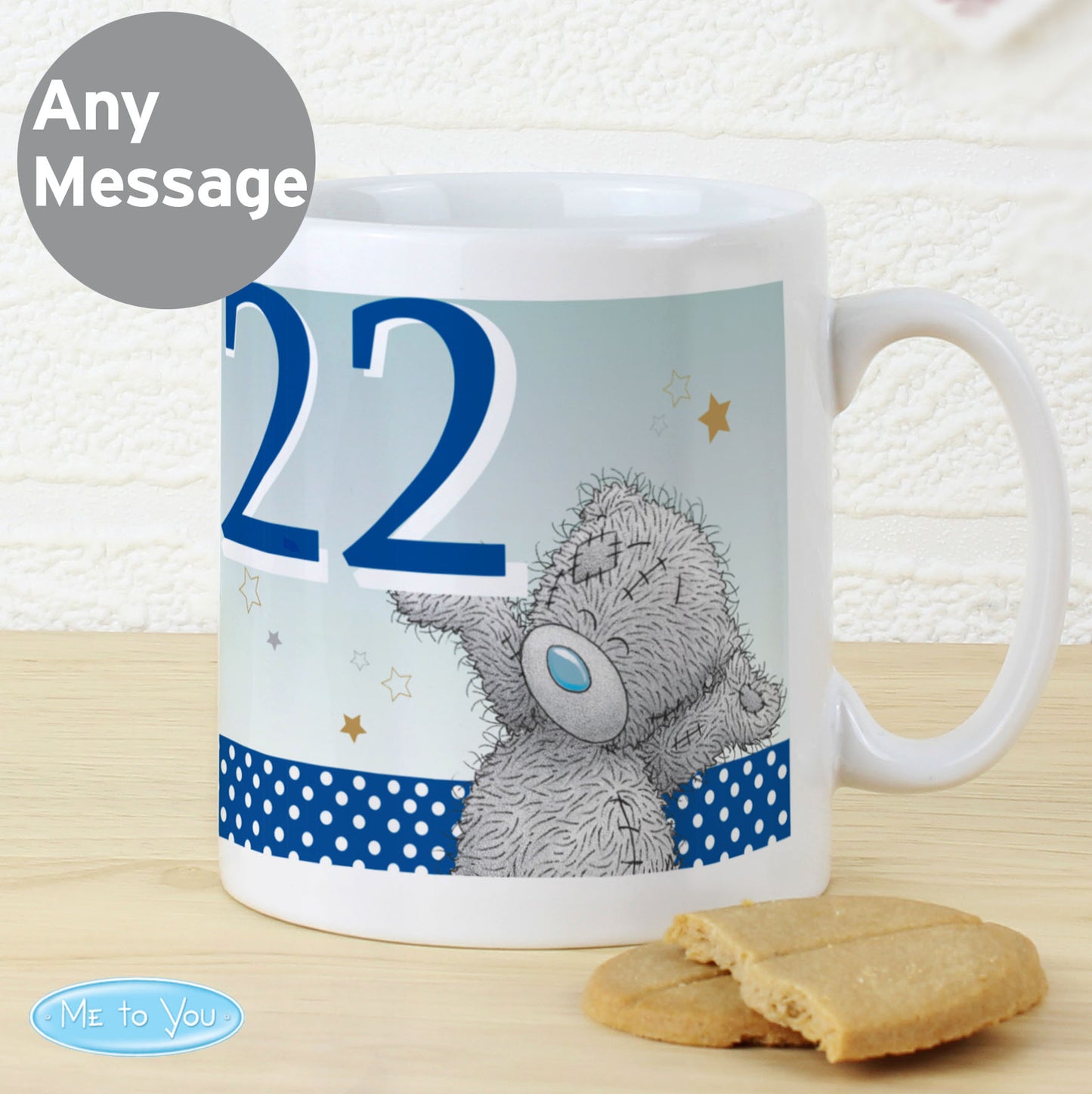 Personalised Me To You Birthday Big Age Male Mug