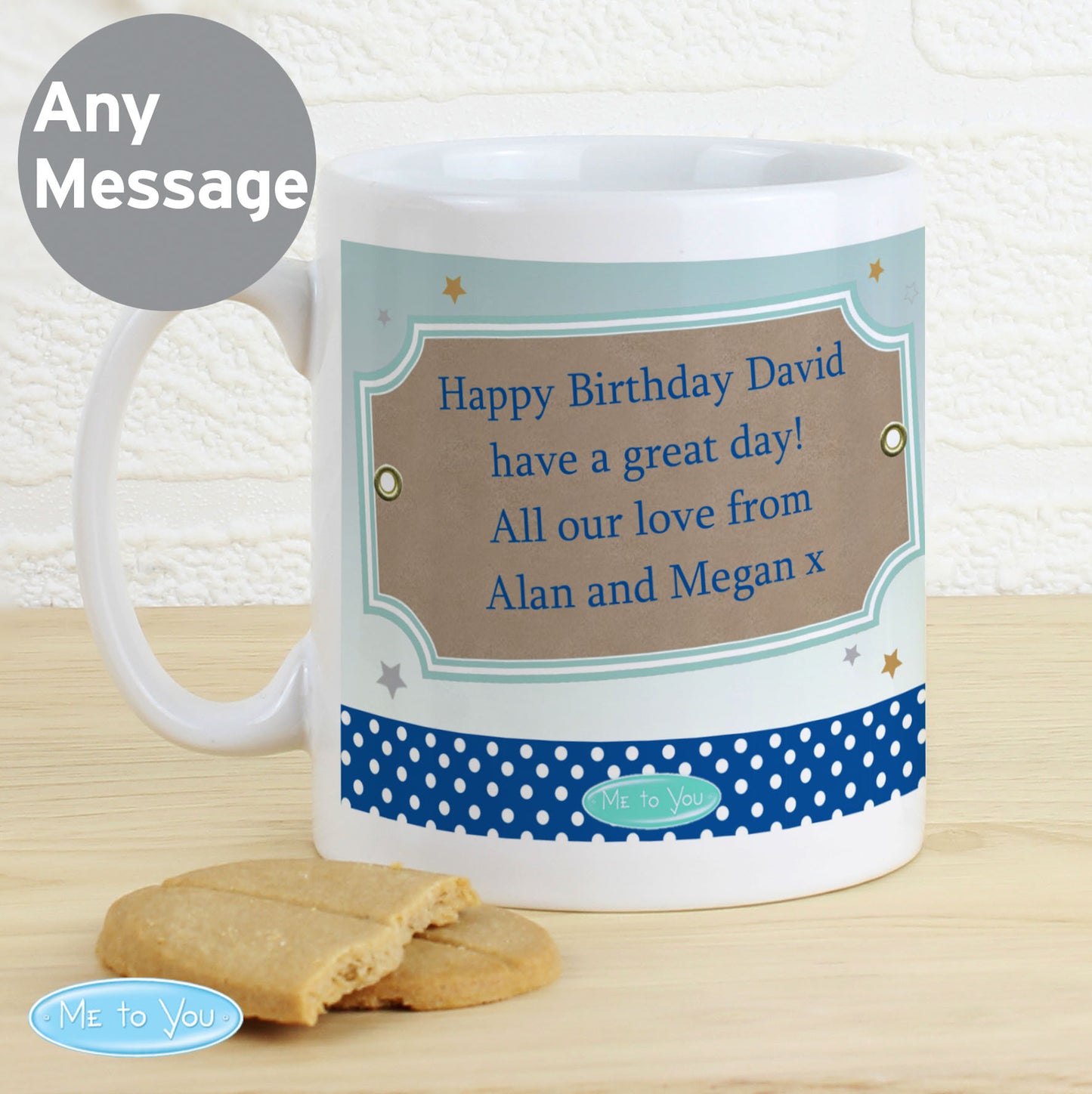 Personalised Me To You Birthday Big Age Male Mug