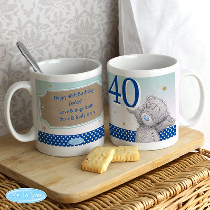 Personalised Me To You Birthday Big Age Male Mug