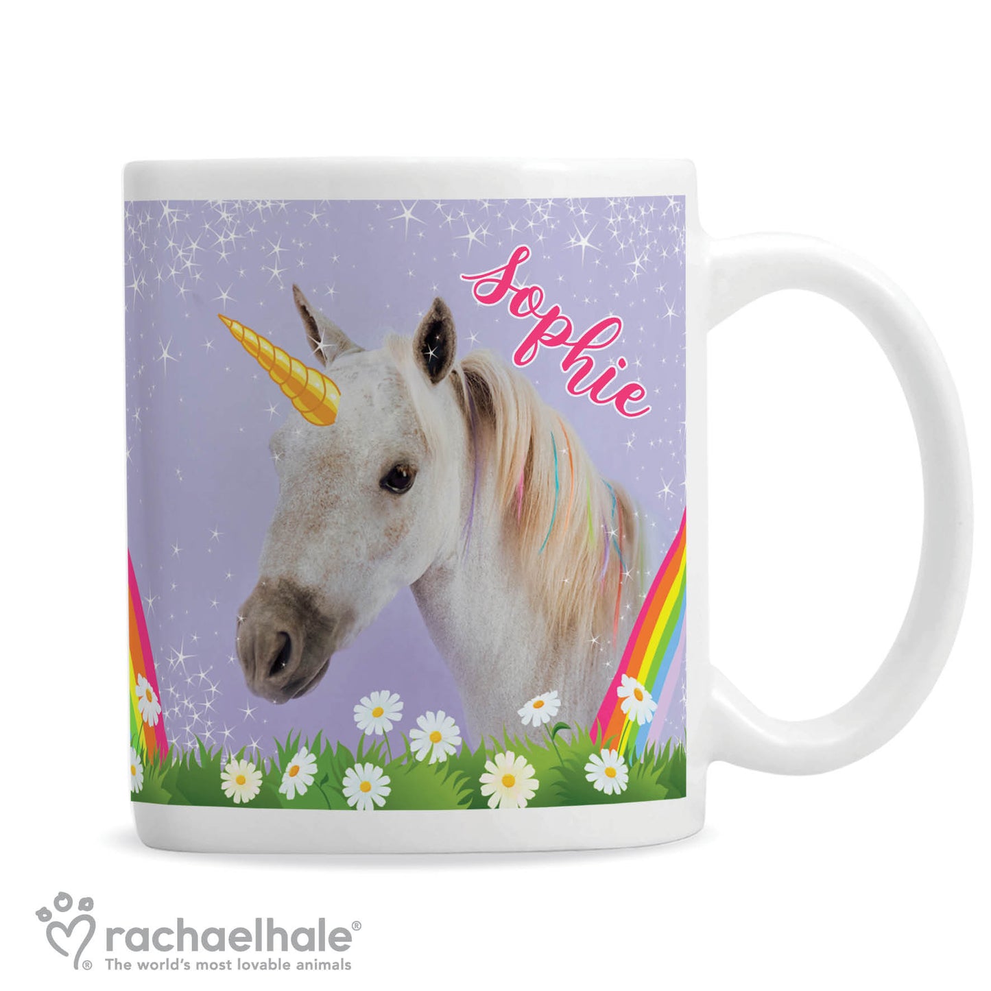 Personalised Rachael Hale Unicorn Mug