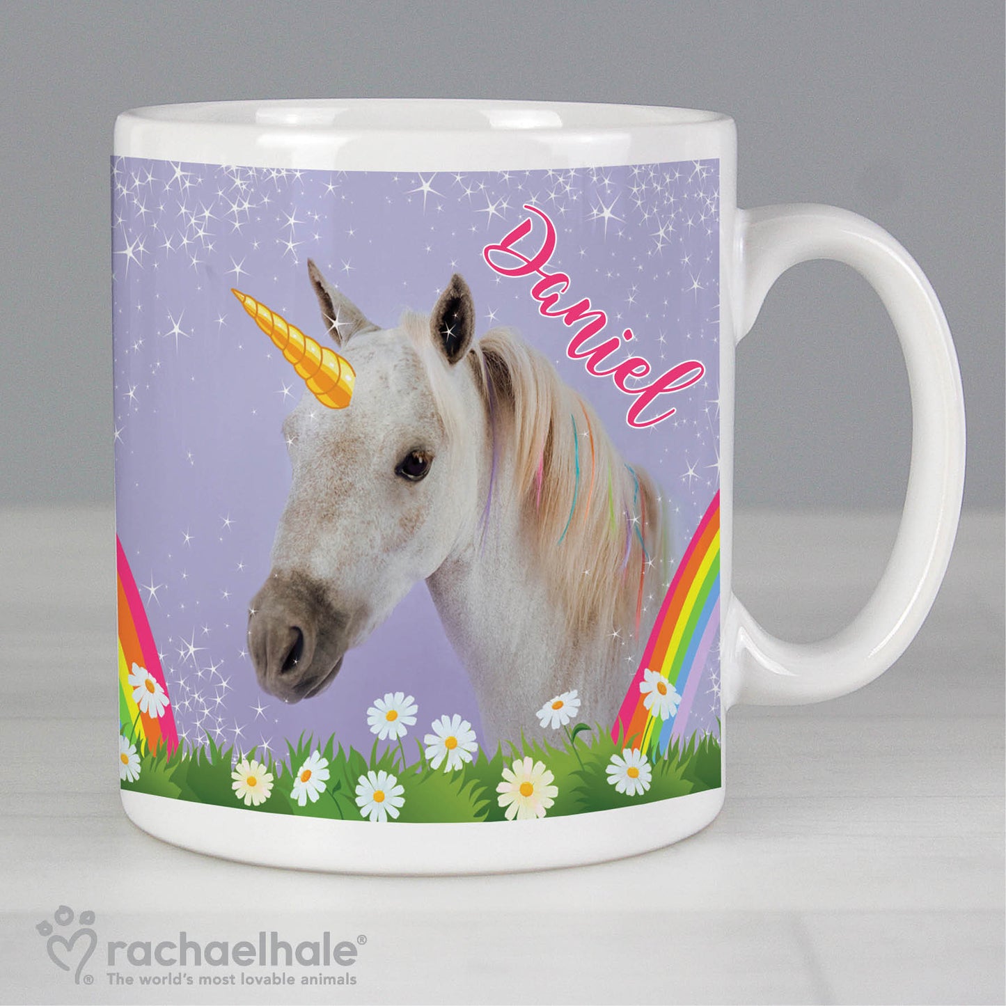 Personalised Rachael Hale Unicorn Mug