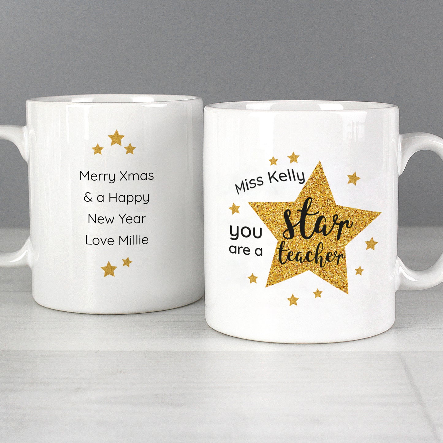 Personalised Star Teacher's Mug