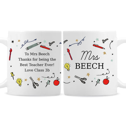 Personalised School Teachers Mug