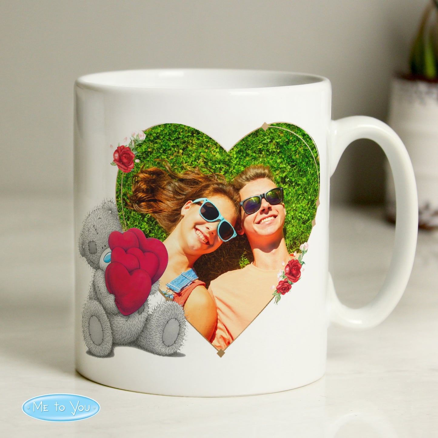 Personalised Me To You Valentines Photo Upload Mug