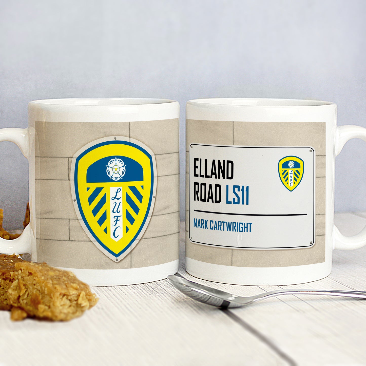 Leeds United FC Street Sign Mug