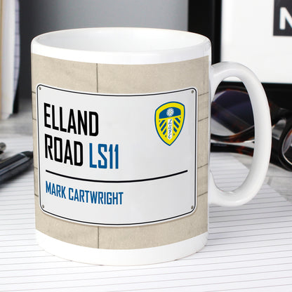 Leeds United FC Street Sign Mug