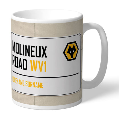 Wolves Street Sign Mug