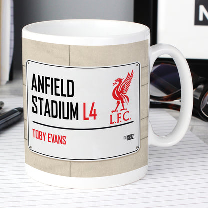 Liverpool FC Street Sign Mug