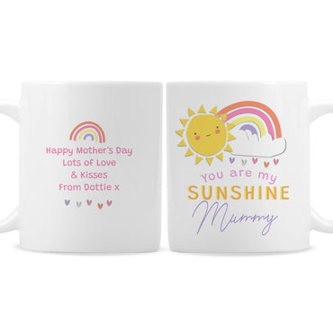 Personalised You Are My Sunshine Mug