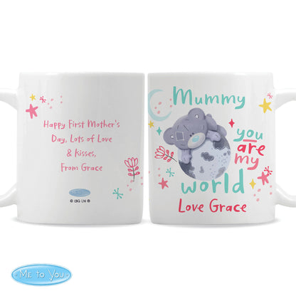 Personalised You Are My World Me To You Mug