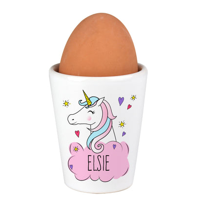 Personalised Unicorn Egg Cup