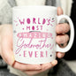 Personalised World's Most Amazing Godmother Mug