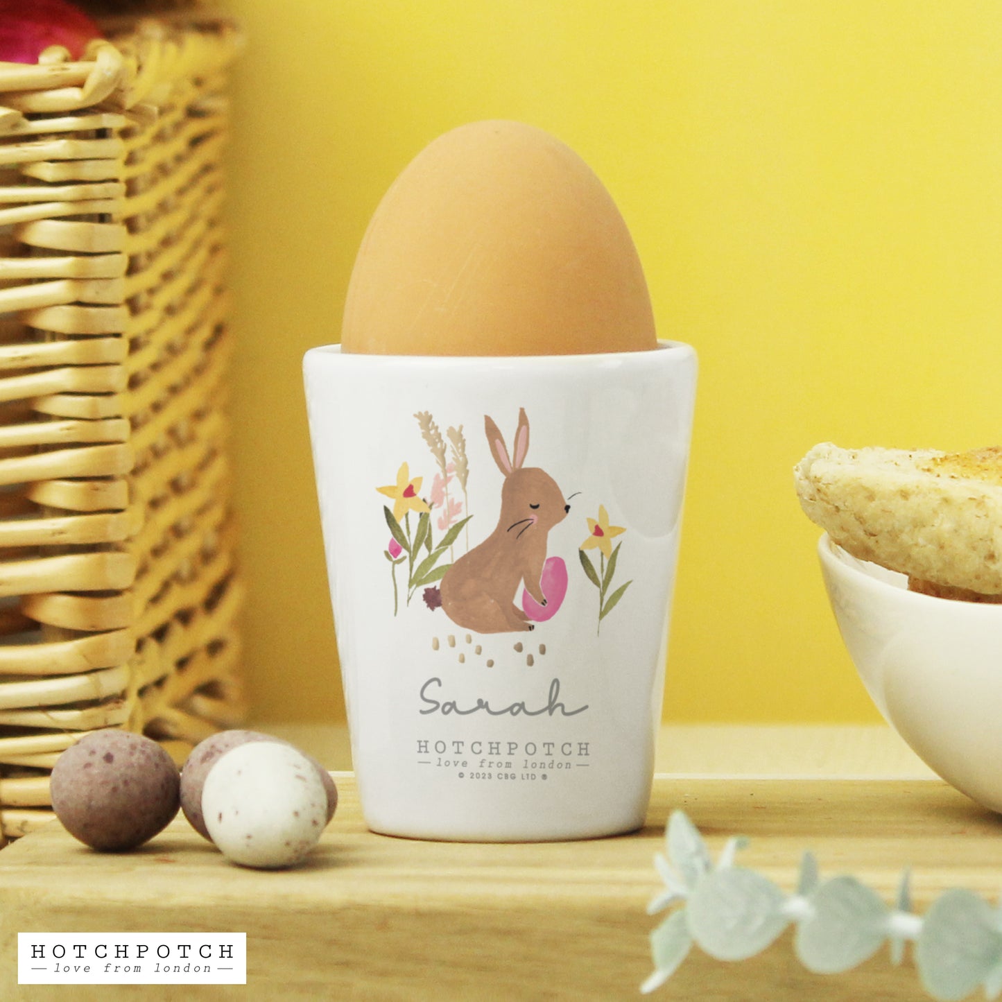 Personalised Hotchpotch Easter Egg Cup