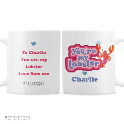 Personalised Hotchpotch Youre My Lobster Mug