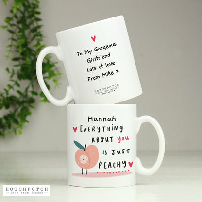 Personalised Hotchpotch Peachy Mug