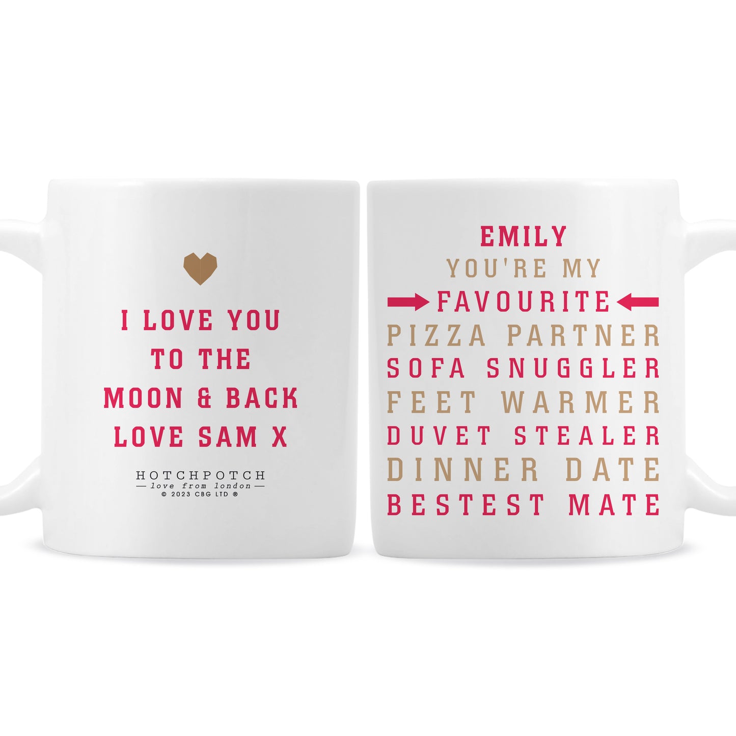 Personalised Hotchpotch My Favourite Mug