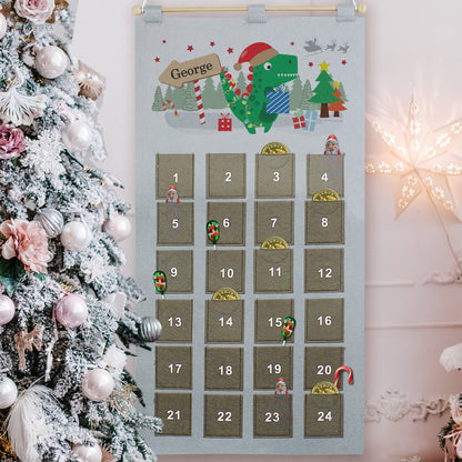 Personalised Dinosaur Advent Calendar