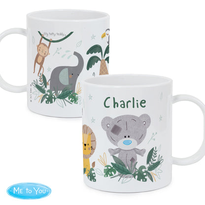 Personalised Tiny Tatty Teddy Jungle Animals Plastic Mug