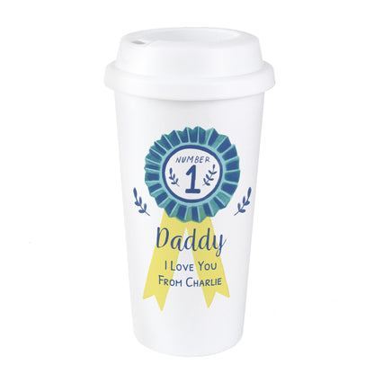 Personalised Number 1 Travel Mug