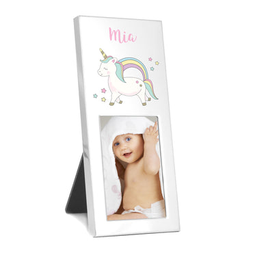 Personalised  Baby Unicorn 2x3 Photo Frame