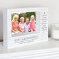 Personalised Family 5x7 Landscape Box Photo Frame