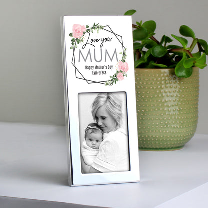 Personalised Abstract Rose 2x3 Photo Frame