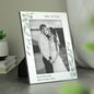 Personalised Botanical 6x4 Silver Photo Frame