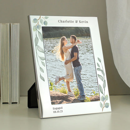 Personalised Botanical 5x7 Photo Frame