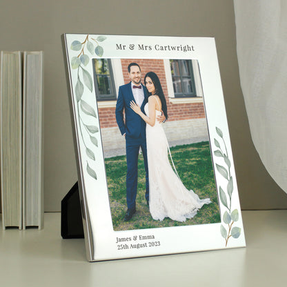 Personalised Botanical 5x7 Photo Frame