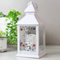 Personalised Wild Flowers LED Lantern