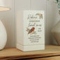 Personalised Robins Appear Small Wooden Urn