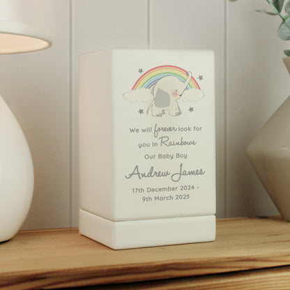 Personalised Childs Memorial Small Wooden Urn