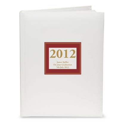 Personalised Red Square Traditional Photo Album