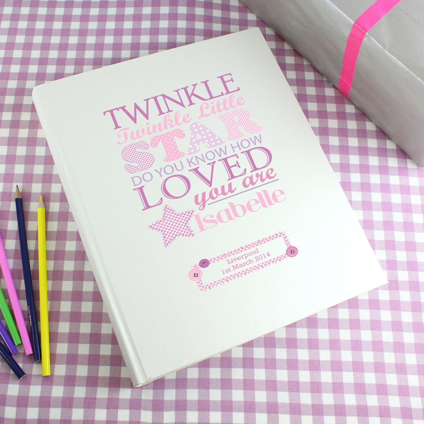 Personalised Twinkle Girls Traditional Photo Album