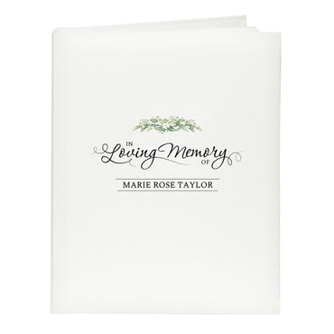 Personalised In Loving Memory Traditional Photo Album