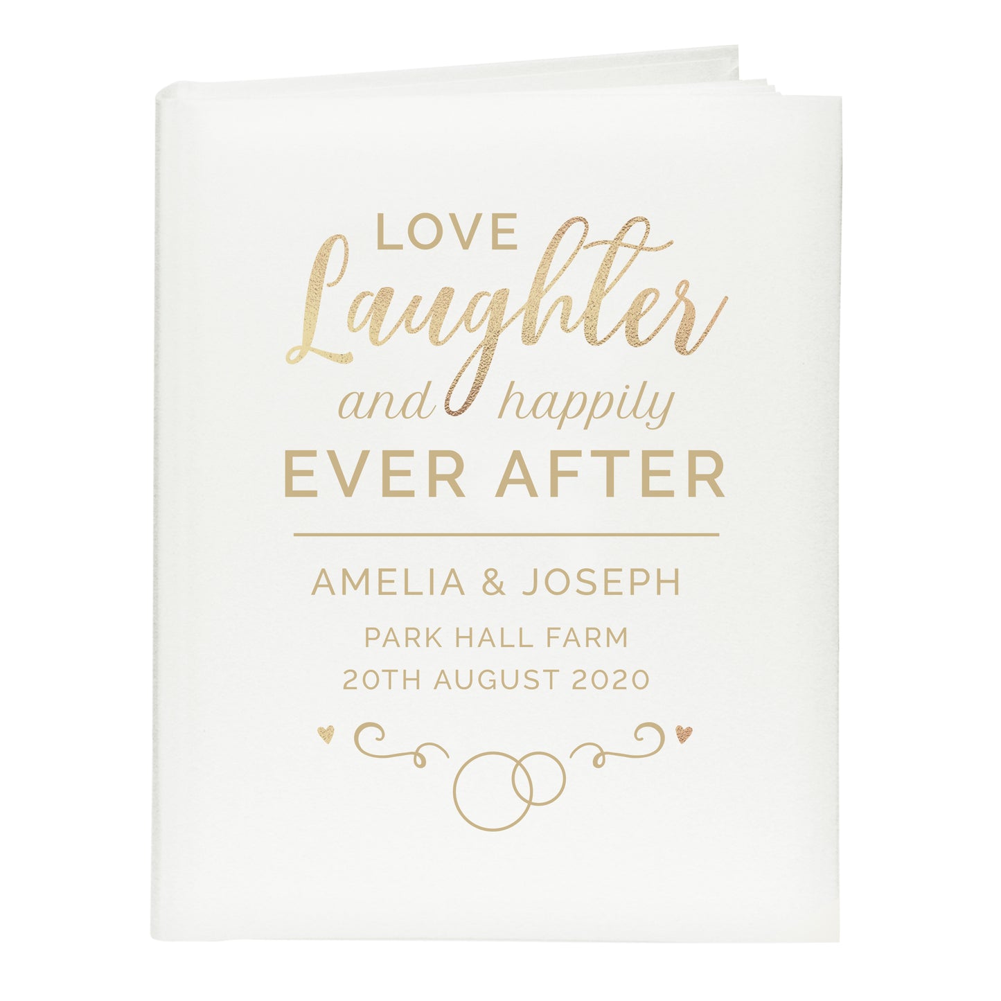 Personalised Happily Ever After Traditional Photo Album