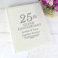 Personalised 25th Silver Anniversary Traditional Photo Album