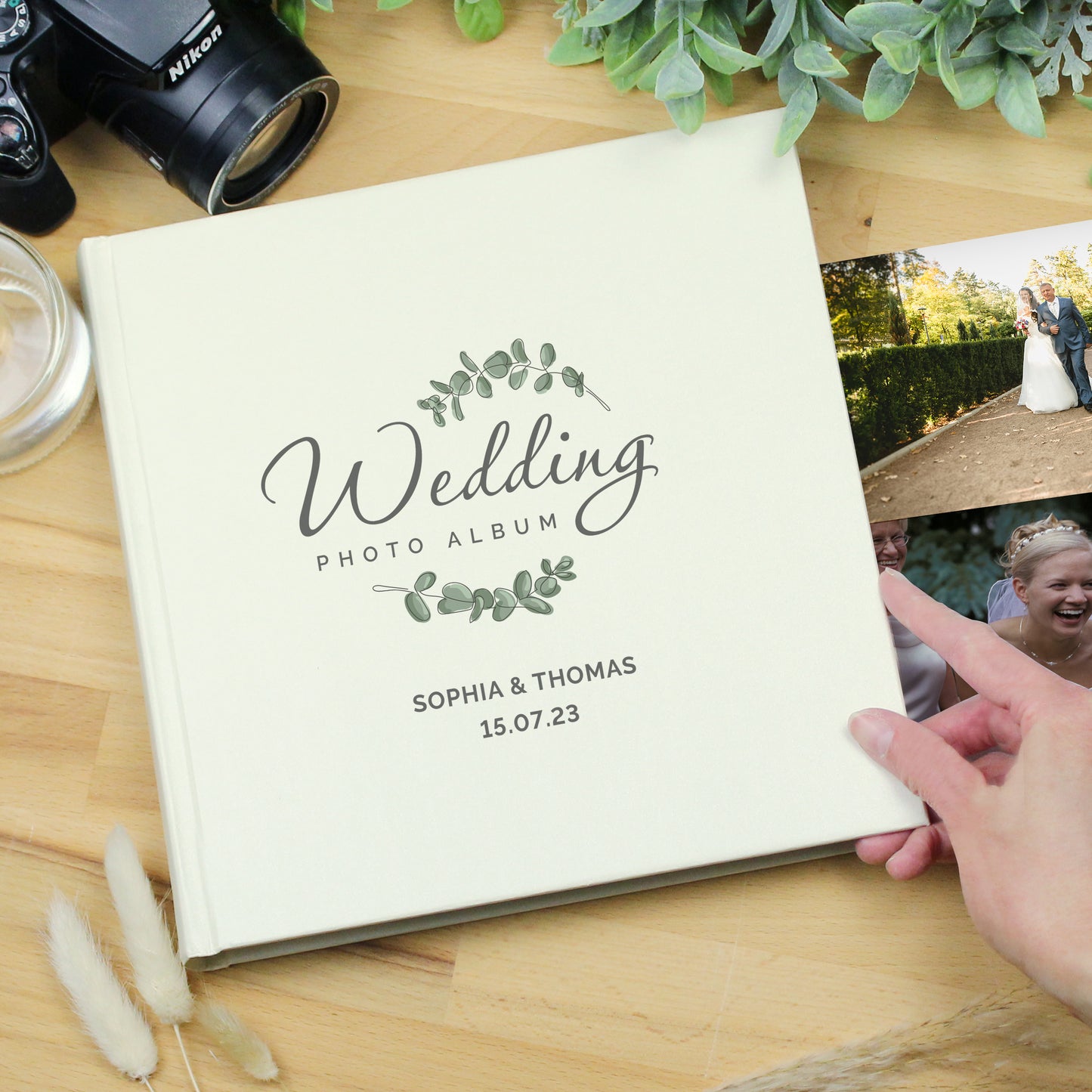 Personalised Wedding Square Photo Album