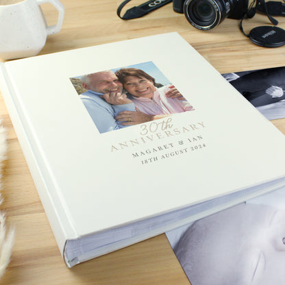 Personalised Photo Upload 25th Anniversary Traditional Photo Album