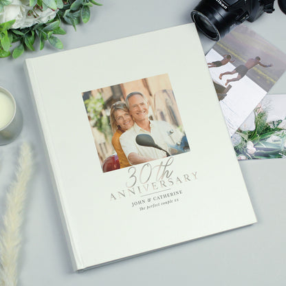 Personalised Photo Upload 30th Anniversary Traditional Photo Album