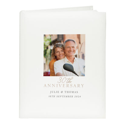 Personalised Photo Upload 30th Anniversary Traditional Photo Album