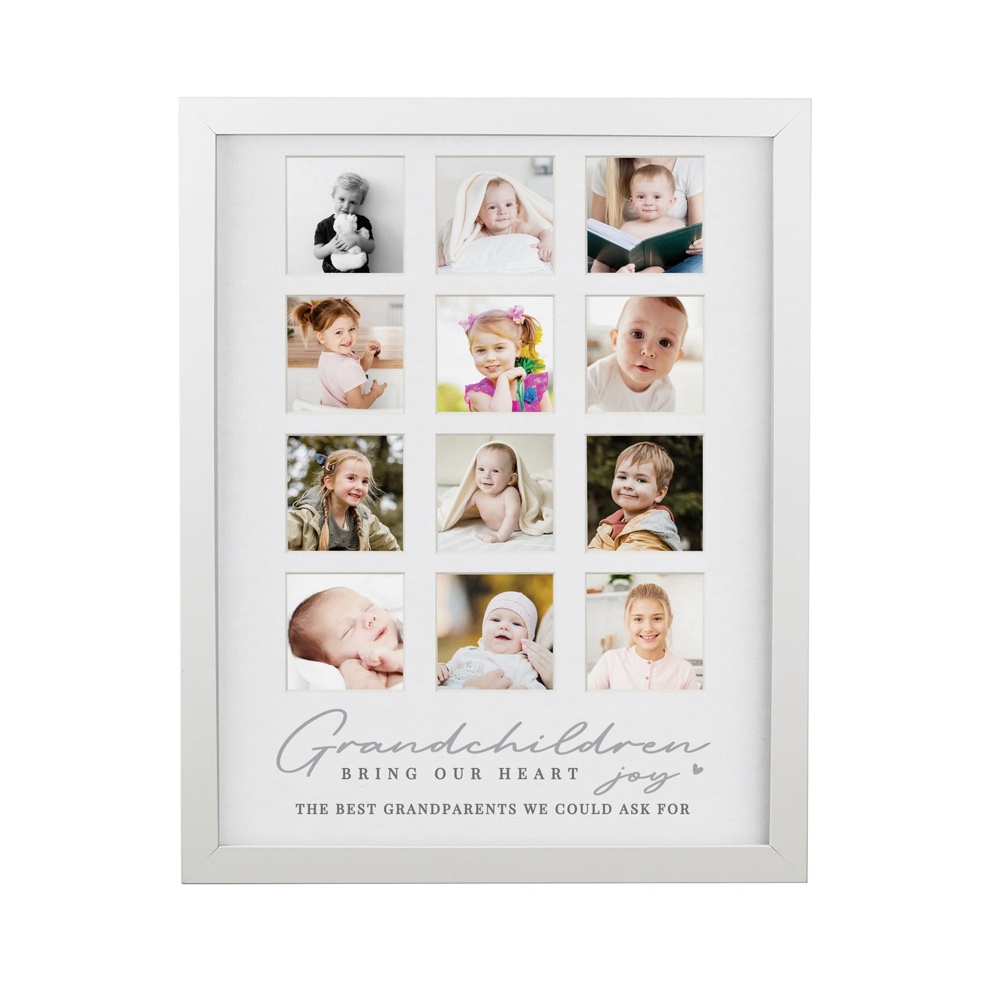 Personalised Grandchildren White Multi Photo Frame