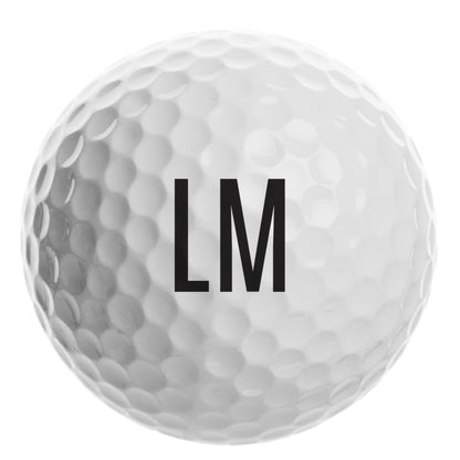 Personalised Initials Golf Ball