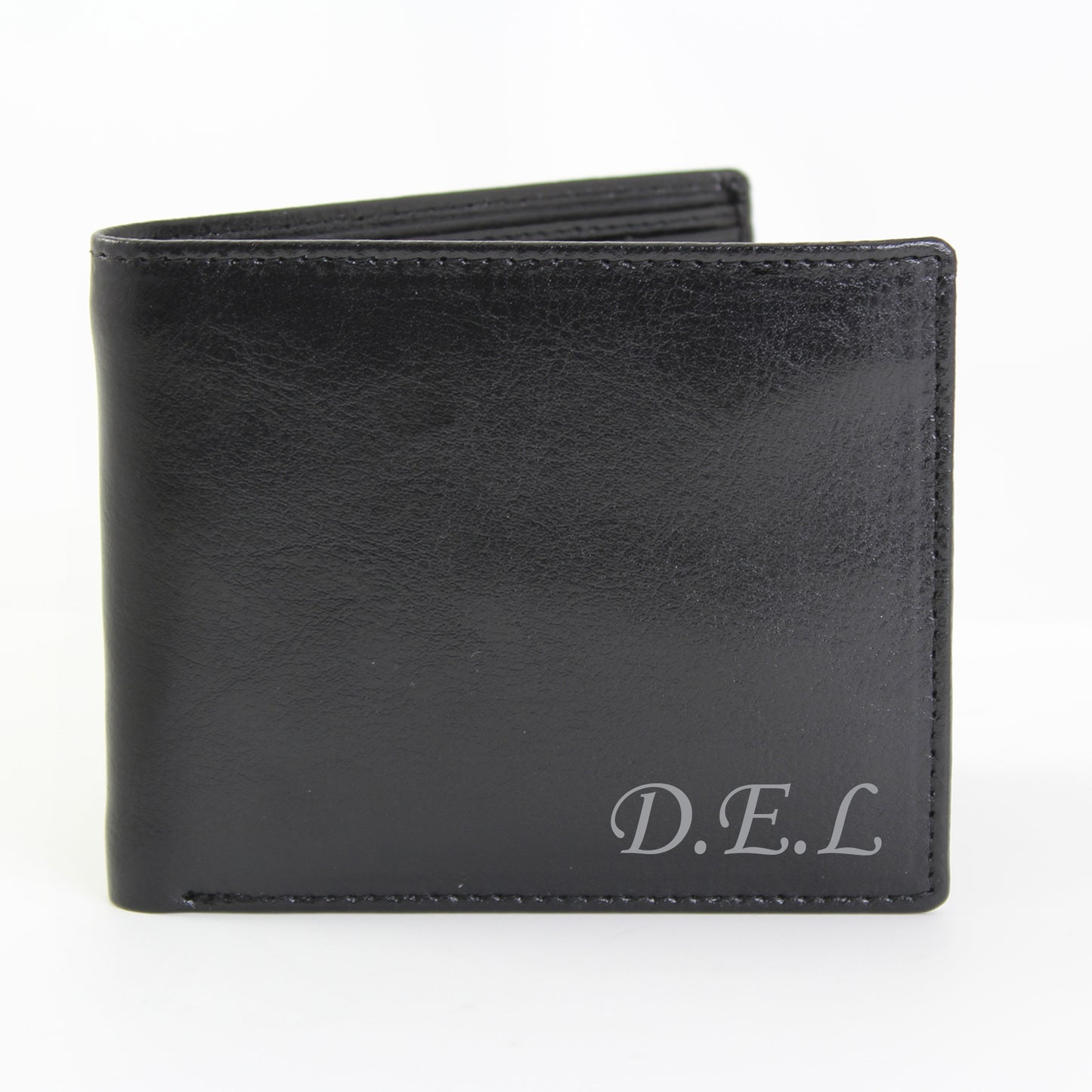 Personalised Script Font Leather Wallet