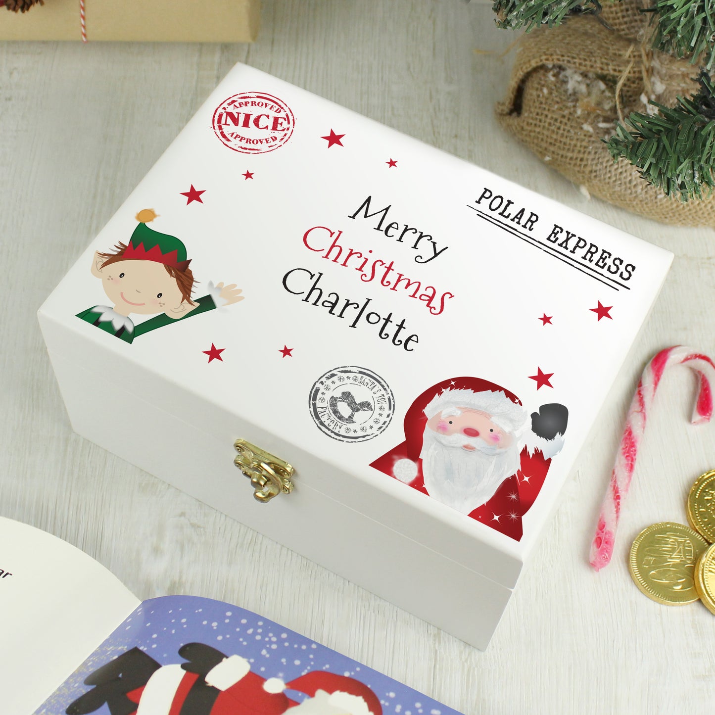 Personalised Small Christmas Eve Box